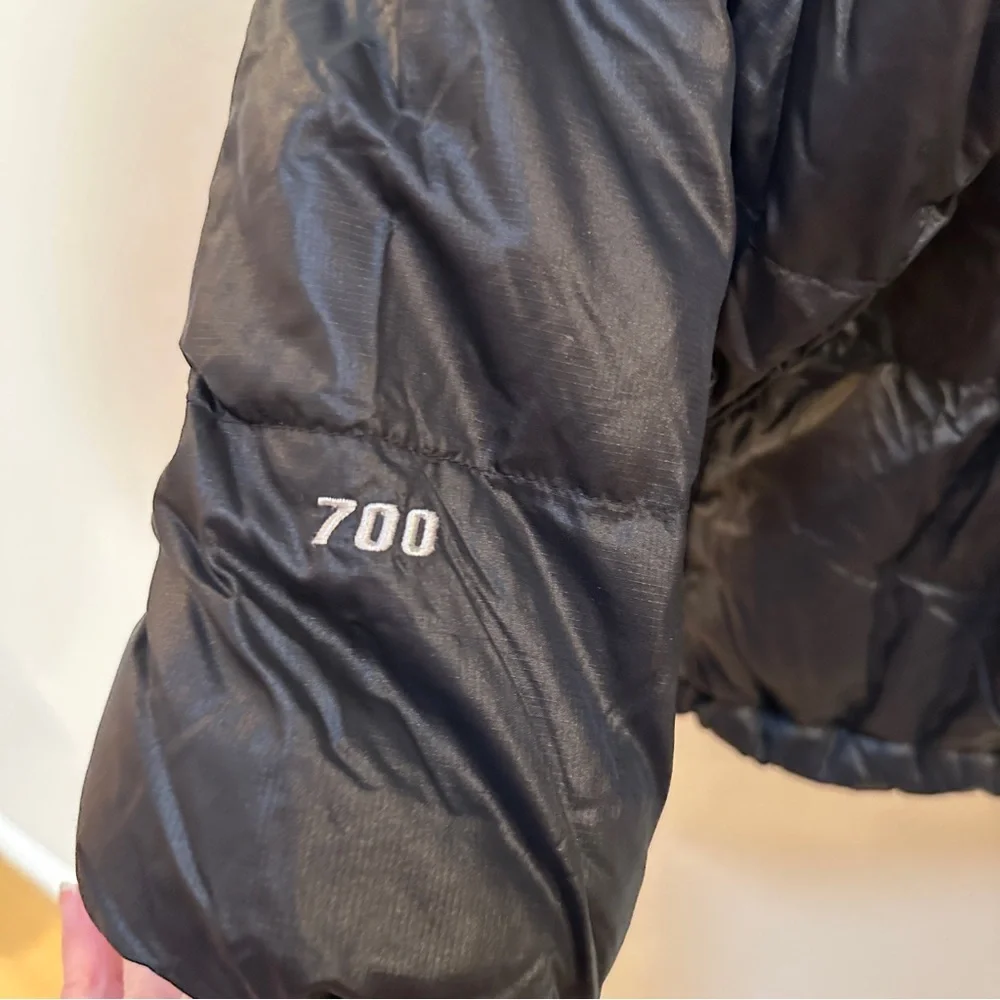 VTG The North Face Nuptse Black 700 Jacket Puffer Down Glossy Black 96 Men’s XL‎